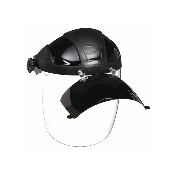 Jackson Safety DP4 SERIES FACESHIELD WITH FLIP-UP IR WINDOW AND RATCHETING HEADGEAR - Anti-Fog Coating S32151 - main